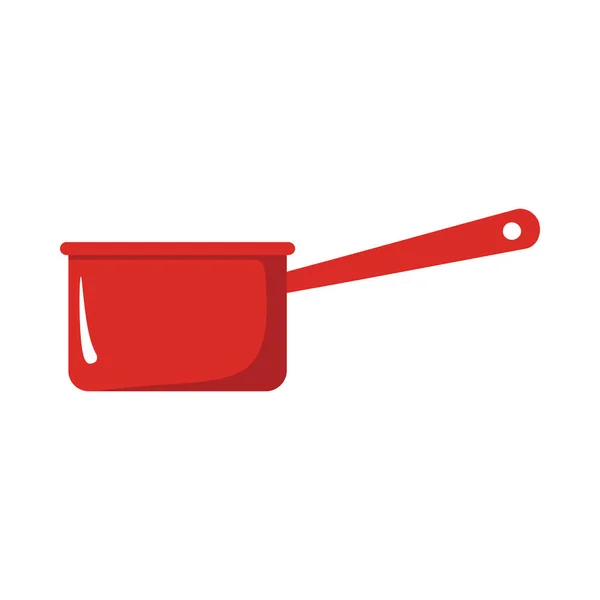 Kanál rajzfilm ikonra. Konyhai eszközök, edények és konyhai eszközök vektoros illusztráció — Stock Vector