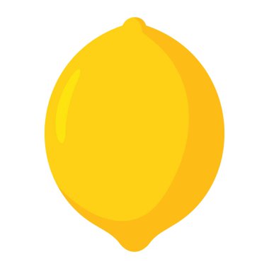 Limon tasarım sulu taze meyve simge vektör şablonu. Çiğ limon