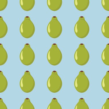 Ambarella vektör seamless modeli. Çizgi film meyve şık doku. Ambarella meyve Dikişsiz desen arka plan friut tasarım için yinelenen