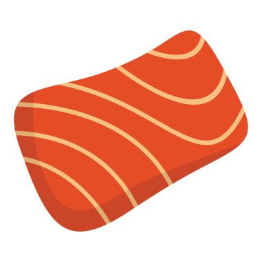 Biftek Barbekü simgesi beyaz arka plan üzerinde izole. Çizgi film ızgara biftek