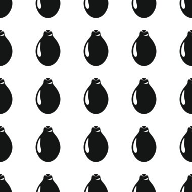 Ambarella siyah basit siluet vektör seamless modeli. Siyah meyve şık doku. Yinelenen Ambarella meyve Dikişsiz desen arka plan