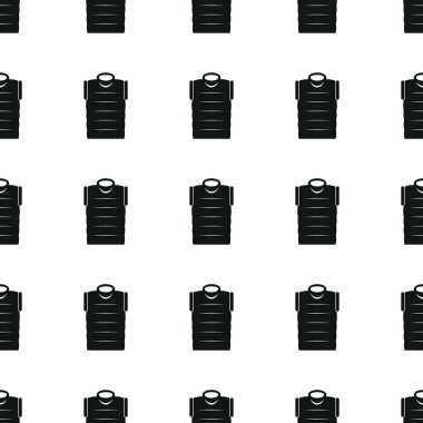 Ceket Dikişsiz desen vektör çizim arka plan. Siyah siluet ceket şık doku. Yinelenen ceket Dikişsiz desen arka plan elbise tasarımı için