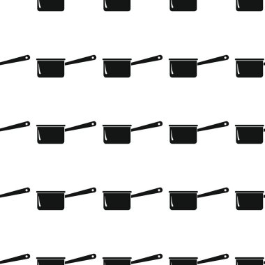 Kepçe Dikişsiz desen vektör çizim arka plan. Siyah siluet Kepçe şık doku. Kepçe Dikişsiz desen arka plan mutfak tasarımı için yinelenen