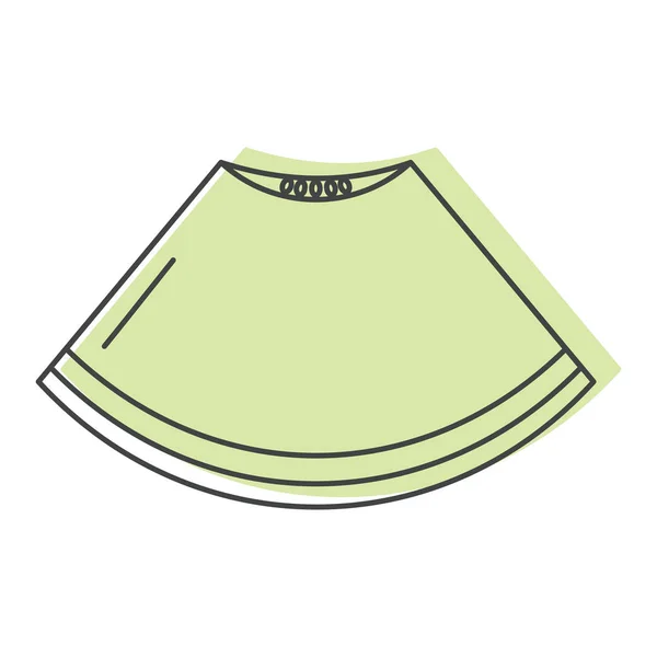 Pieza de melón en estilo doodle iconos vector ilustración para el diseño y la web aislado en blanco — Vector de stock