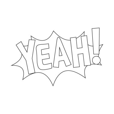 Komik konuşma balonu, anahat stili