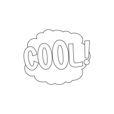 Komik konuşma balonu, anahat stili