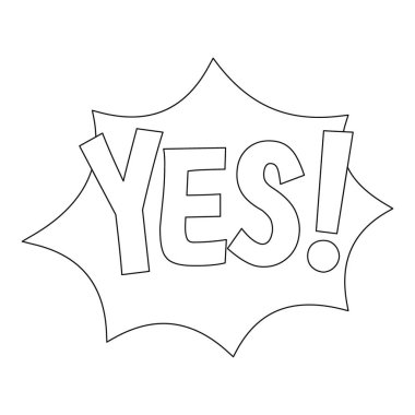 Komik konuşma balonu, anahat stili