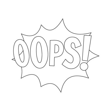 Komik konuşma balonu, anahat stili