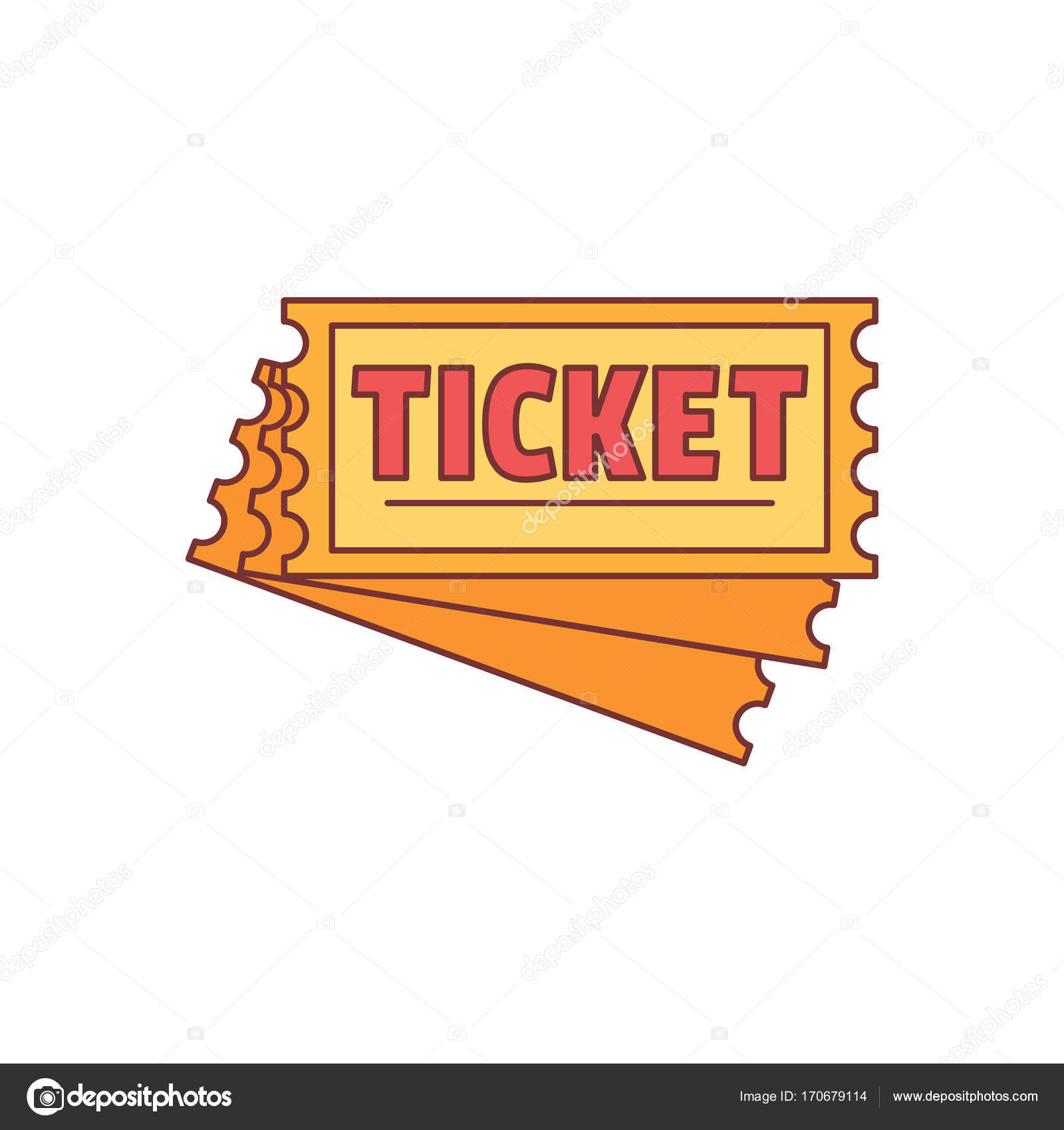 Ticket Icon Cartoon Illustration Ticket Vector Icon Web Isolated White Vector Image By C Keltmd Vector Stock Ticket Icon Cartoon Illustration Ticket Vector Icon Web Isolated White Vector Image By C Keltmd Vector Stock