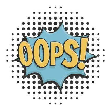 Ayy komik vektör arka plan ile noktalı resim kitap doku ve çizgi film retro vektör çizim