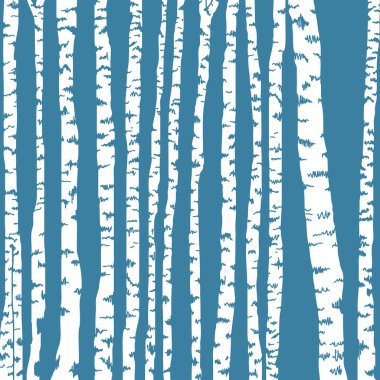 Huş ağacı arka plan. Vektör çizim huş ağacı doğa tasarımı için