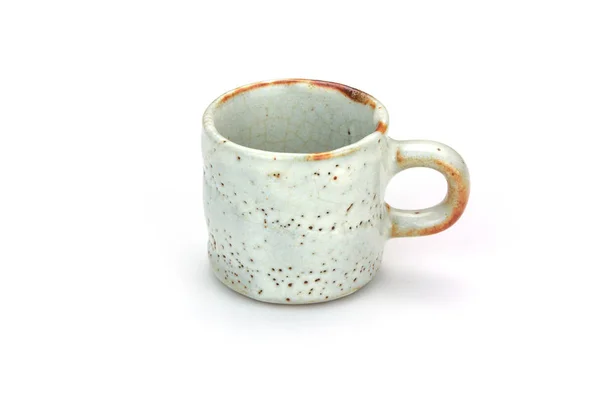孤立在白色背景上的古董茶杯子 — 图库照片