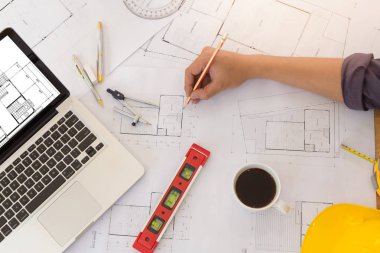 Mimar kavramı, mimarlar office planları ile çalışma