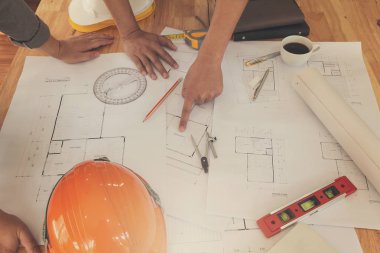 Mühendis ve mimar kavramı, mühendis mimar ofis takım projeler, Vintage etkisi ile çalışma