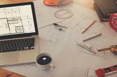 Mühendis ve mimar kavramı, mühendis mimar ofis takım projeler, Vintage etkisi ile çalışma