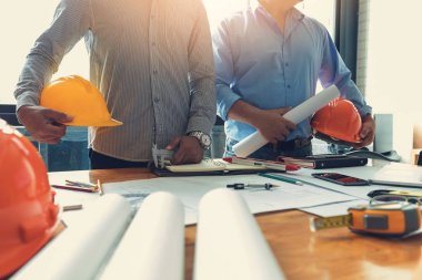 Mühendis ve mimar kavramı, mühendis mimar ofis takım projeler, Vintage etkisi ile çalışma