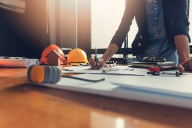 Mühendis ve mimar kavramı, mühendis mimar ofis takım projeler, Vintage etkisi ile çalışma