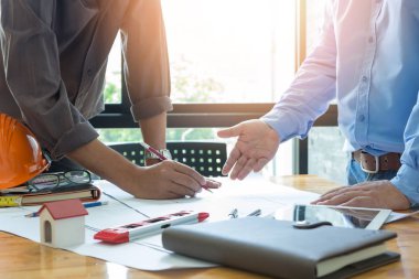 Mühendis ve mimar kavramı, mühendis mimar ofis ekibi ile çalışma planları