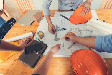 Mühendis ve mimar kavramı, mühendis mimar ofis takım projeler, Vintage etkisi ile çalışma