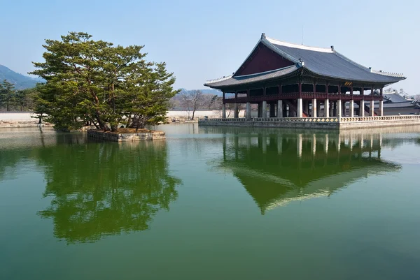 Imperador Kyoungbok palácio em Seul — Fotografia de Stock