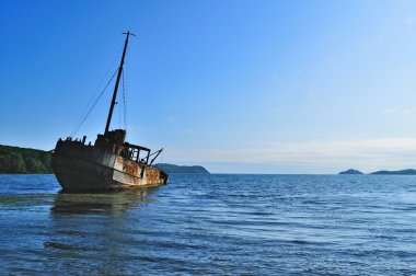Eski gemi batık Vityaz Bay 