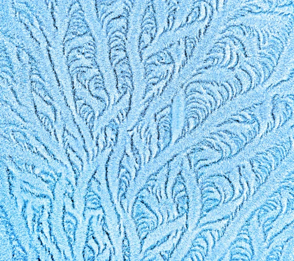 Fractal blue ice winter decoration — Stock Photo, Image