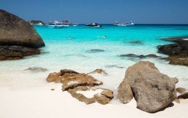 Beach, Similan Koh Miang Adası Ulusal Park, Tayland