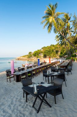 Tayland Koh Samui Island Beach Restaurant