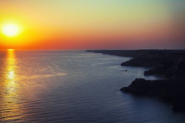 Cape Fiolent, dramatik günbatımı