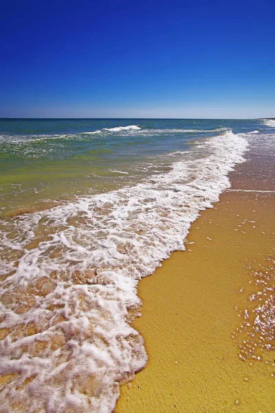 Παραλία και όμορφη τροπική θάλασσα — Φωτογραφία Αρχείου