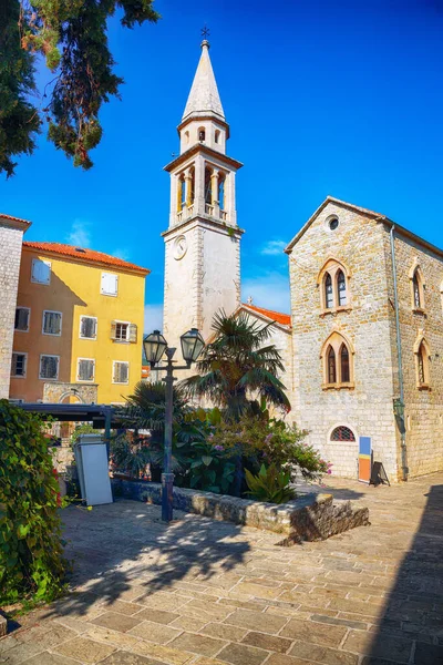 Johns Church Budva Old Town Sunny Summer Day Location Budva — Stock Photo, Image