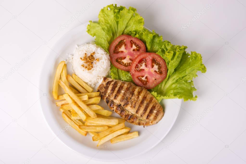 Pechuga De Pollo Con Papas Pechuga De Pollo Con Papas