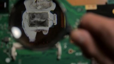 Dizüstü bilgisayar Cpu üzerinde kurutulmuş kadar termal bileşik