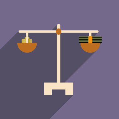 Düz gölge simgesi fabrikası olan ve para