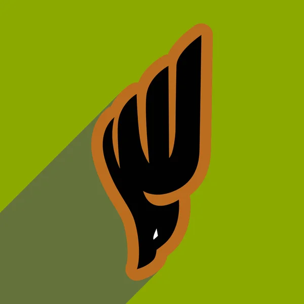 Logo aigle planant — Image vectorielle
