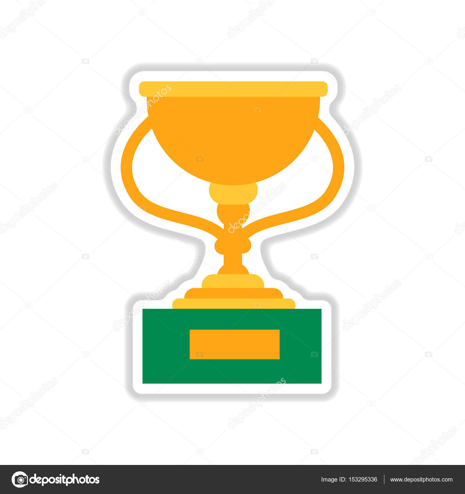 trophy sticker paper