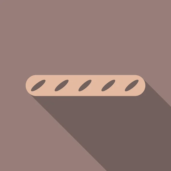 Brot, französisches Baguette, Brot. Vektor-Illustration im flachen Stil — Stockvektor