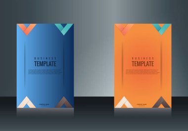 Yazdırma ayarlar dikey kartvizit şablonu. Şirket logosu ile kişisel kartvizit. Siyah ve sarı renkler. Temiz, düz tasarım. Vektör çizim. Kartvizit mockup