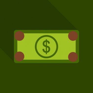 100 50 Doları banknot. İndirim kartı, garanti belgesi, kupon, el ilanı, fişler için uygundur. Vektör, düz stil. Amerikan parası