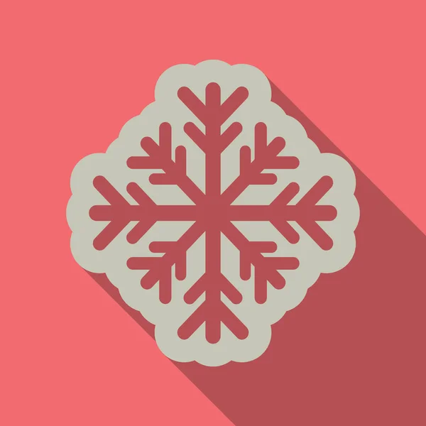 Icono del copo de nieve. Vector de copo de nieve. .. Copo de nieve de invierno . — Archivo Imágenes Vectoriales