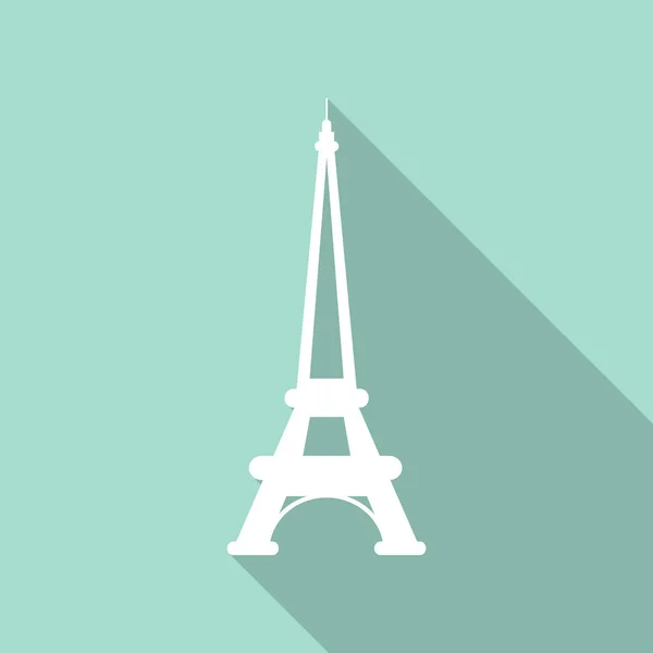 Ícone da Torre Eiffel. Textura barulhenta. Ilustração vetorial — Vetor de Stock