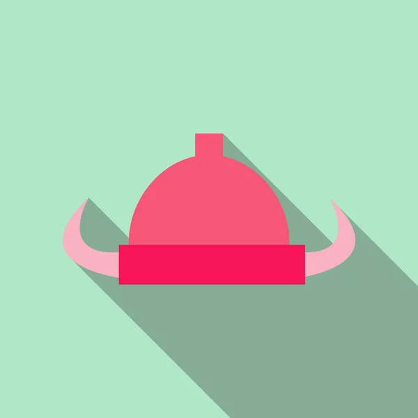 维京头盔与垫铁 — 图库矢量图片