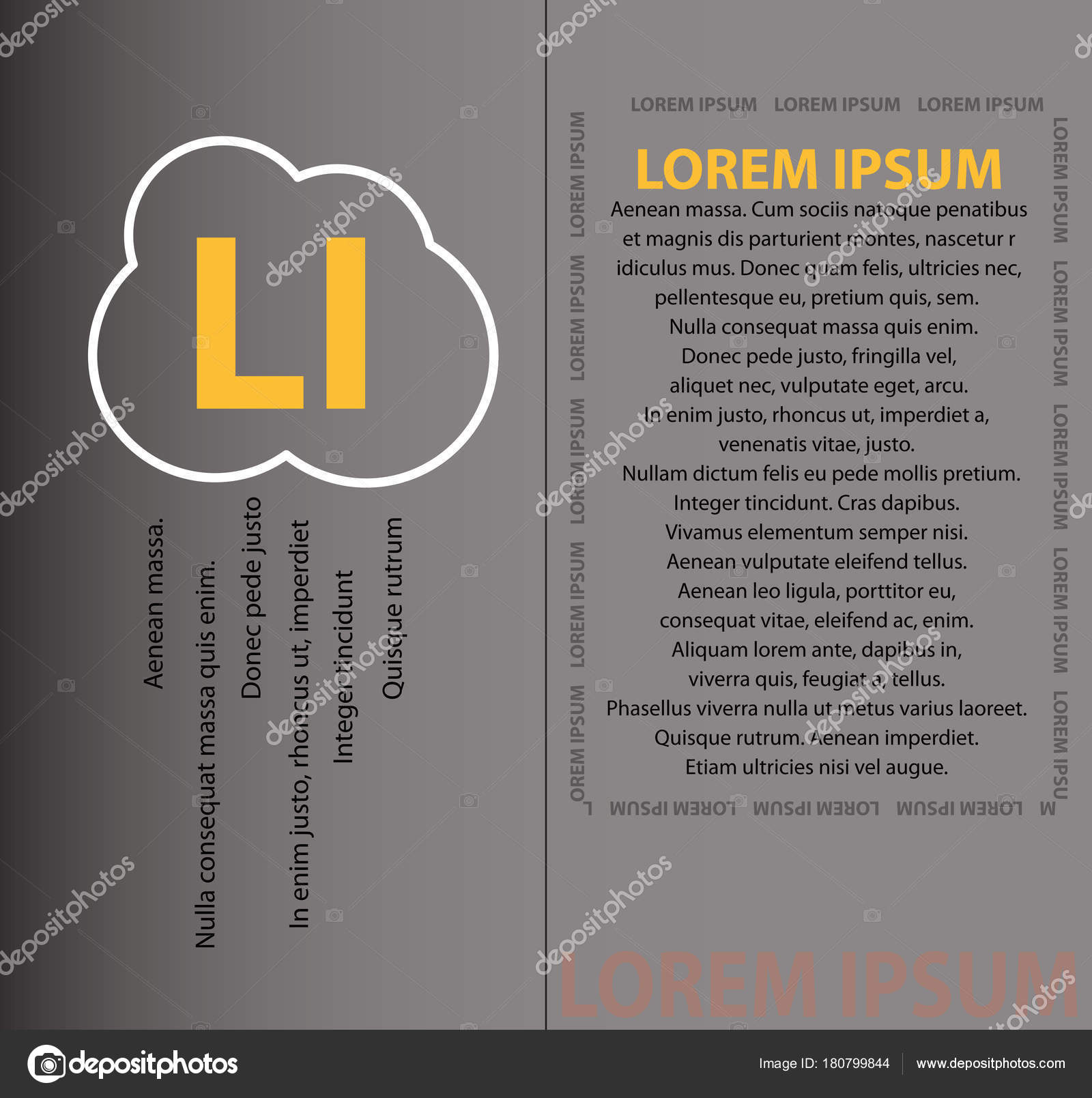 poster flyer pamphlet brochure cover design layout with circle shape