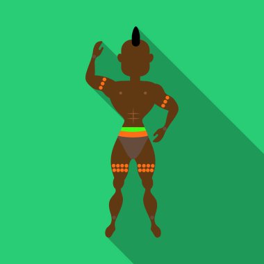 Brezilya samba dansçılar. Vektör karnaval mens festival kostüm giyen dans ediyor.