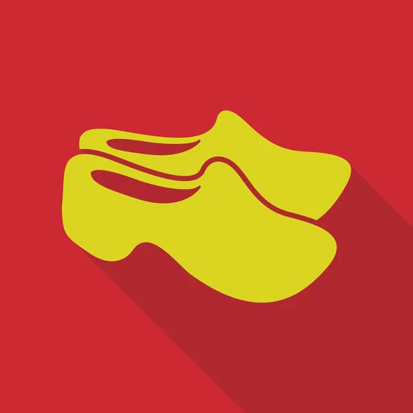 Vektor-Ikone der Bowlingschuhe. Schuhe. Turnschuh-Symbol. — Stockvektor