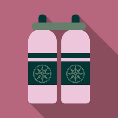 İzole dalgıç silindir oksijen tankı