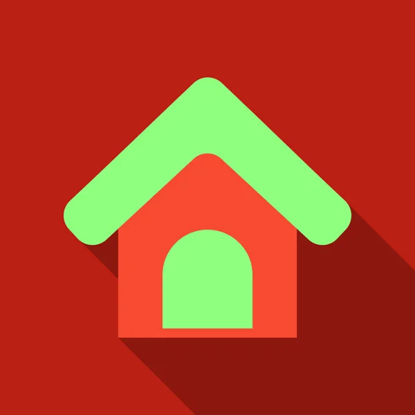 Doghouse icon. Vector illustration style Designed for web and software interfaces. — Stock Vector