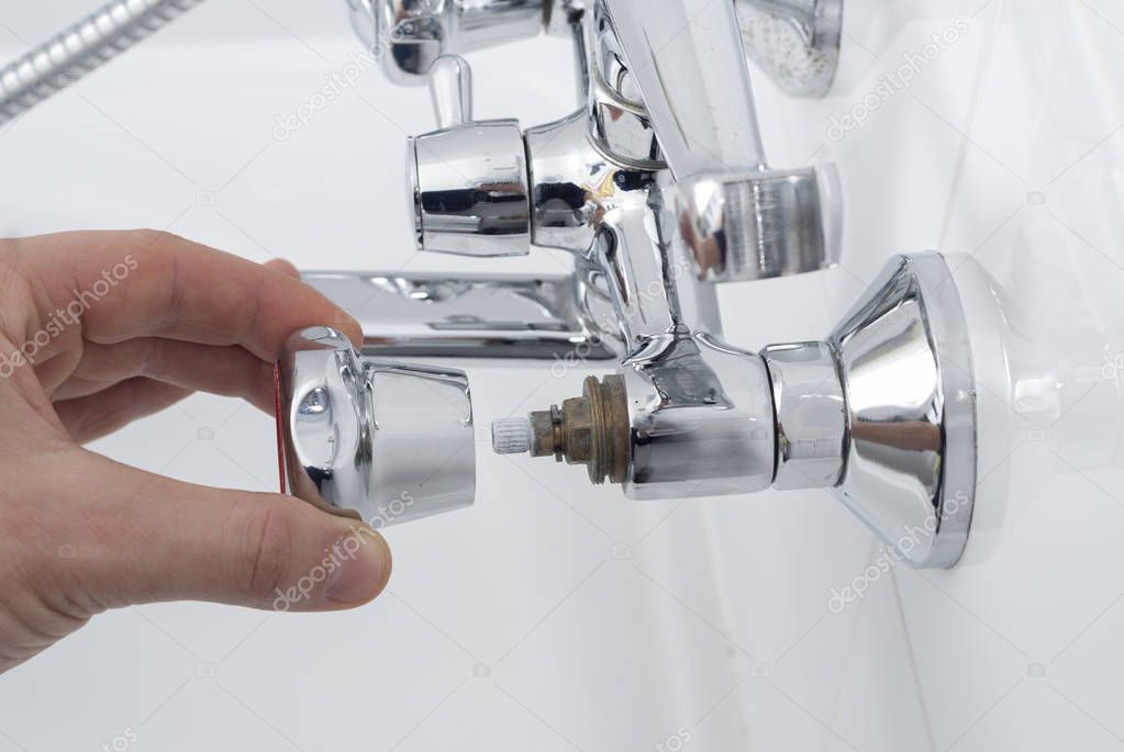 repair of a water tap