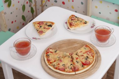 masada iştah açıcı pizza