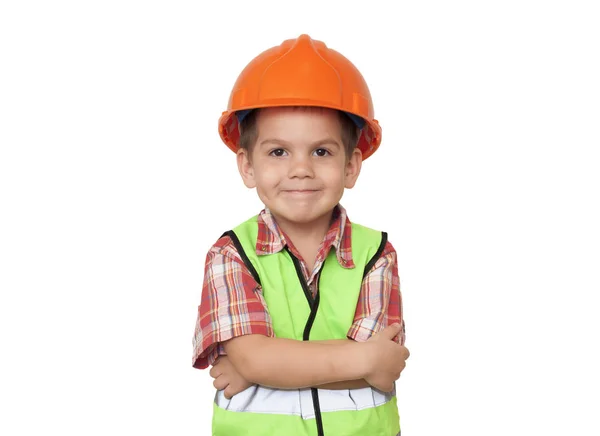 Child construction worker Royalty Free Stock Photos